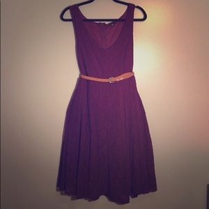 Purple lace dress